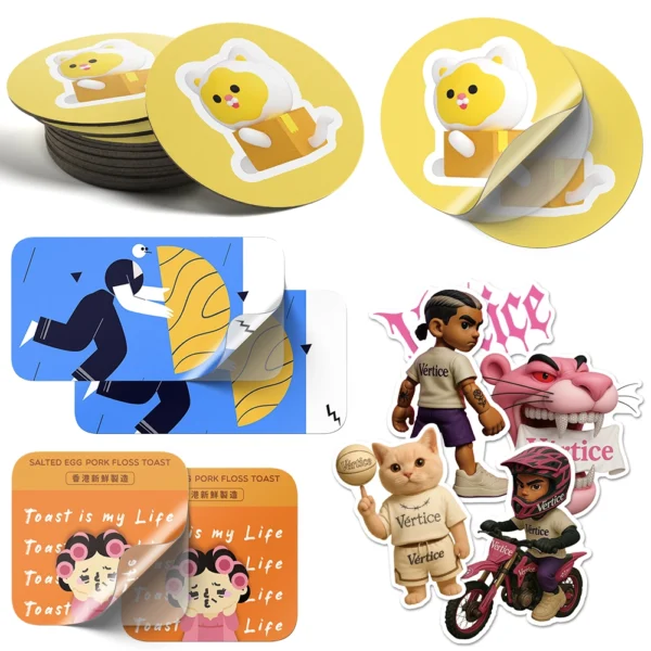 Die-cut stickers